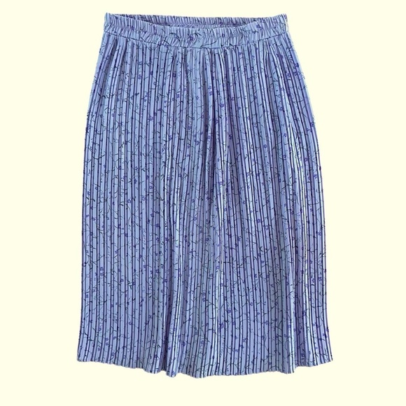 Source Unknown Dresses & Skirts - Source Unknown Vintage Gorgeous Lavender/Cornflower Blue A-Line Skirt Size Med